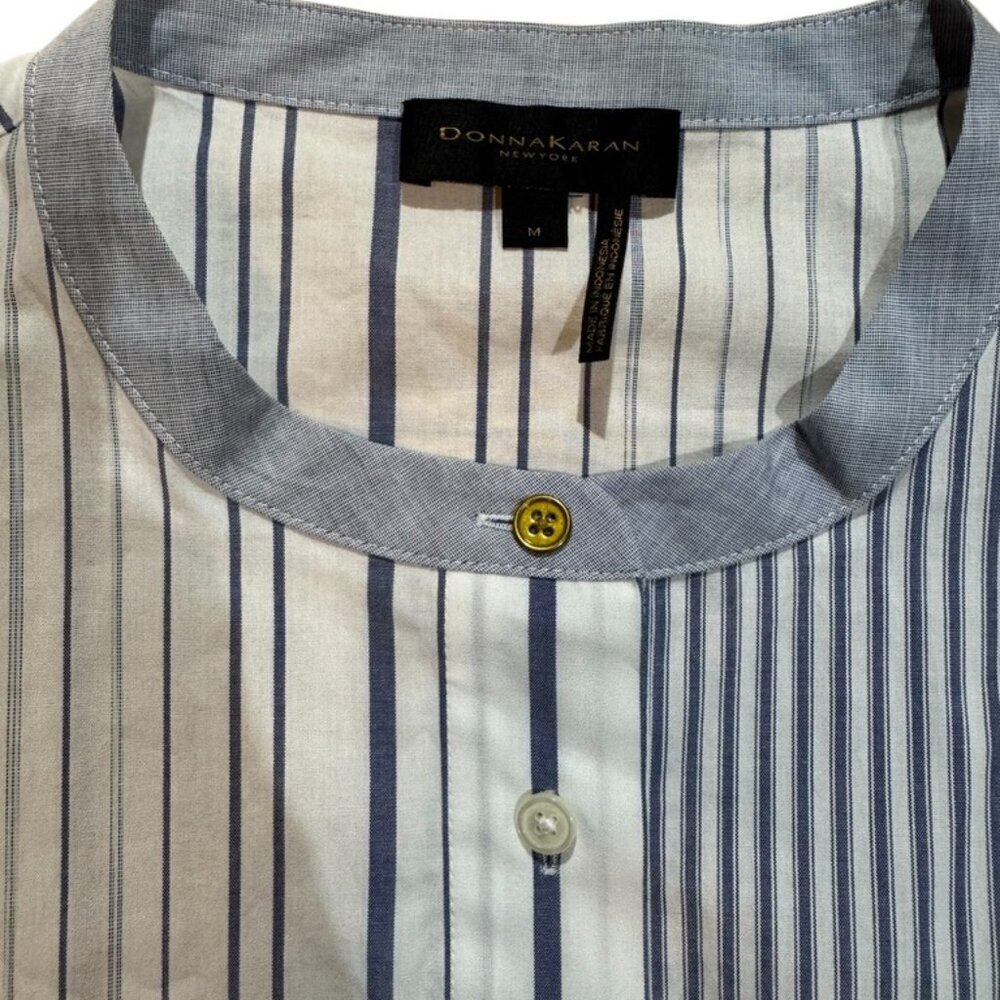 Donna Karan New York 100% cotton blouse size medium *Like New* - Picture 2 of 6